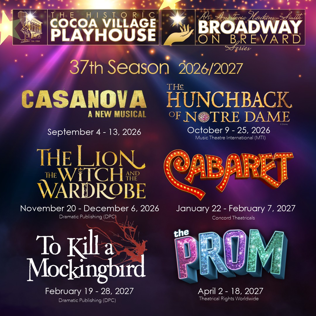 37th Season of Broadway on Brevard